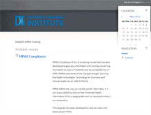 Tablet Screenshot of datafiedtraining.com